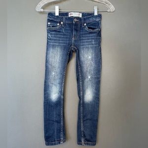 Levi’s factory distressed stretch boys jeans - size slim 8